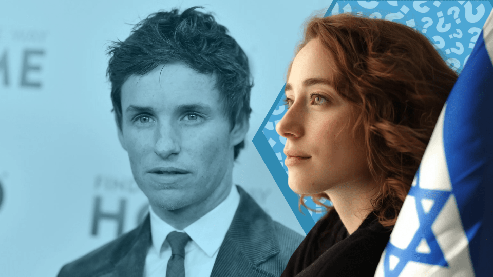 Does Eddie Redmayne Support Israel? - Shop Israel