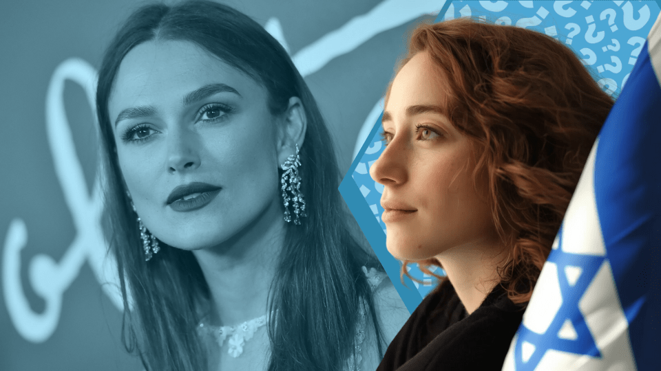 Does Keira Knightley Support Israel? - Shop Israel