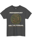 Ask the Romans T-Shirt in Dark Heather - Shop Israel