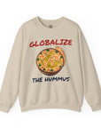 Globalize the Hummus Sweatshirt in Sand - Shop Israel