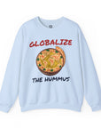 Globalize the Hummus Sweatshirt in Light Blue - Shop Israel