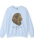 Jerusalem Lion of Judah Sweatshirt in Light Blue - Shop Israel