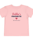 Bubbie's Favorite Toddler T-Shirt in Pink - Shop Israel