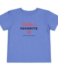 Bubbie's Favorite Toddler T-Shirt in Heather Columbia Blue - Shop Israel