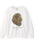 Jerusalem Lion of Judah Sweatshirt in White - Shop Israel