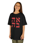 Ahava Hebrew Kids T-Shirt - Shop Israel