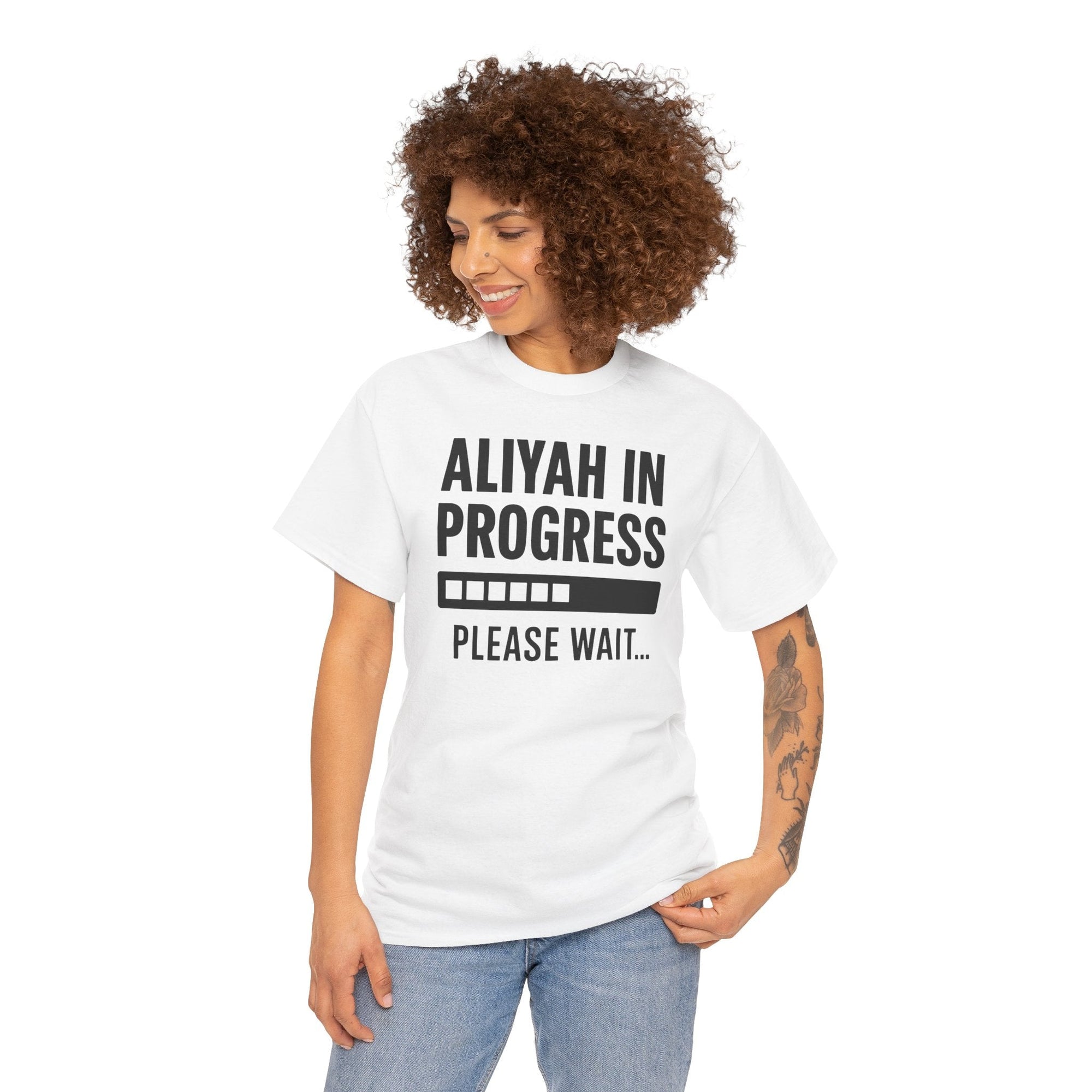 Aliyah In Progress T-Shirt - Shop Israel