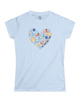 Am Yisrael Chai Heart Women's T-Shirt - Shop Israel