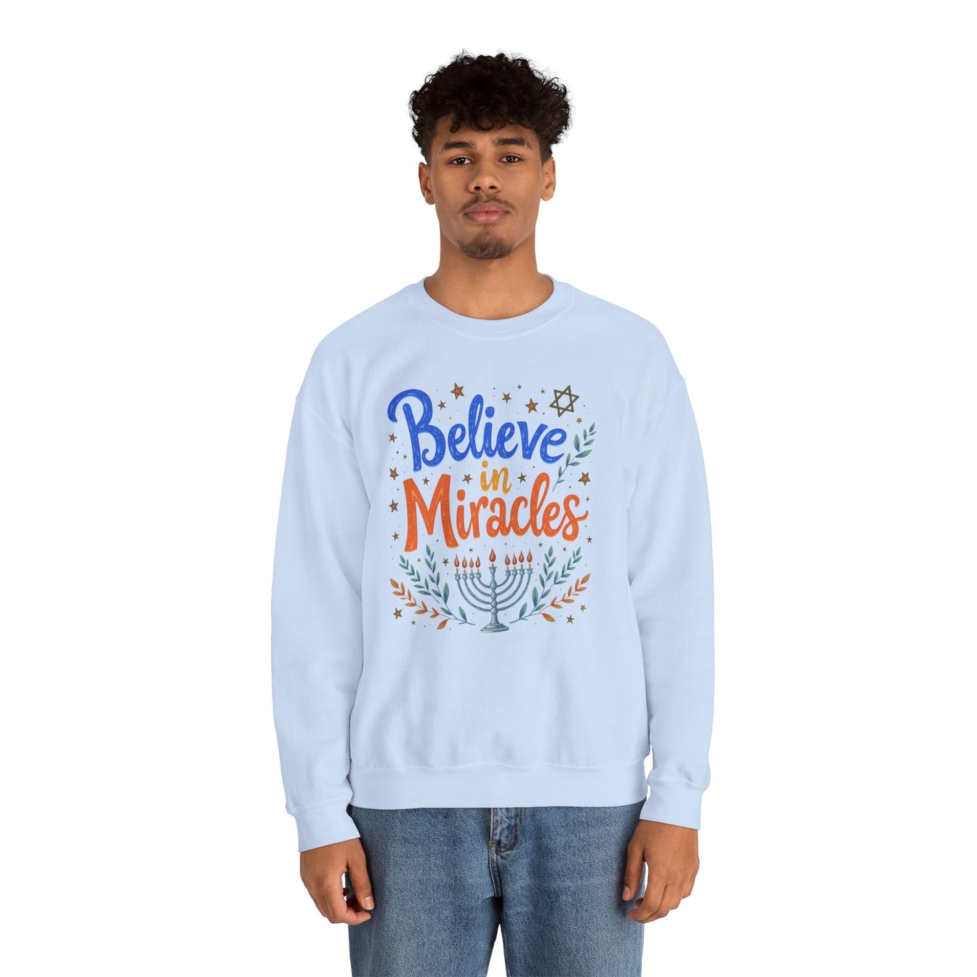 Believe in Miracles Hanukkah Sweater - Shop Israel