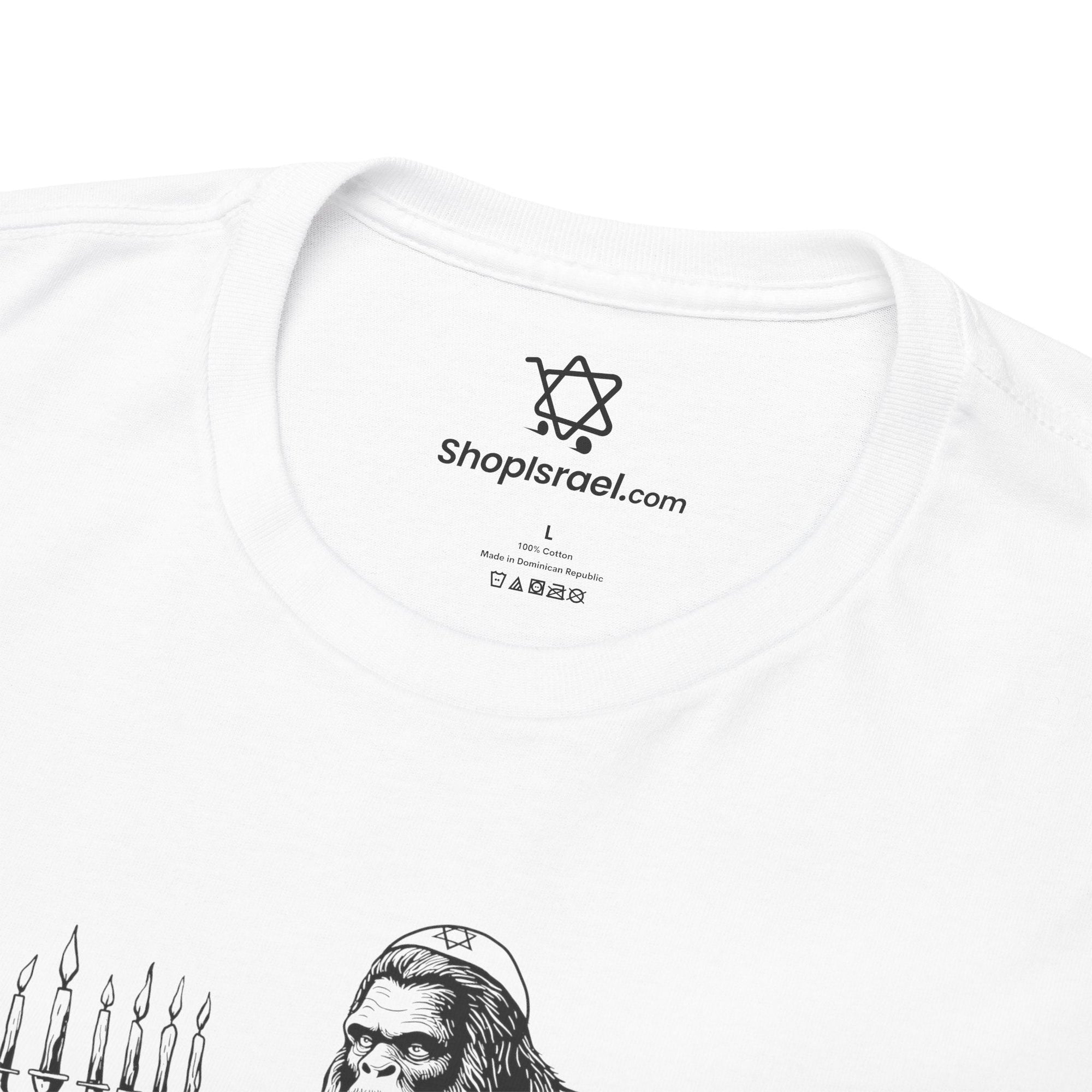 Bigfoot Yeti Hanukkah T-Shirt - Shop Israel
