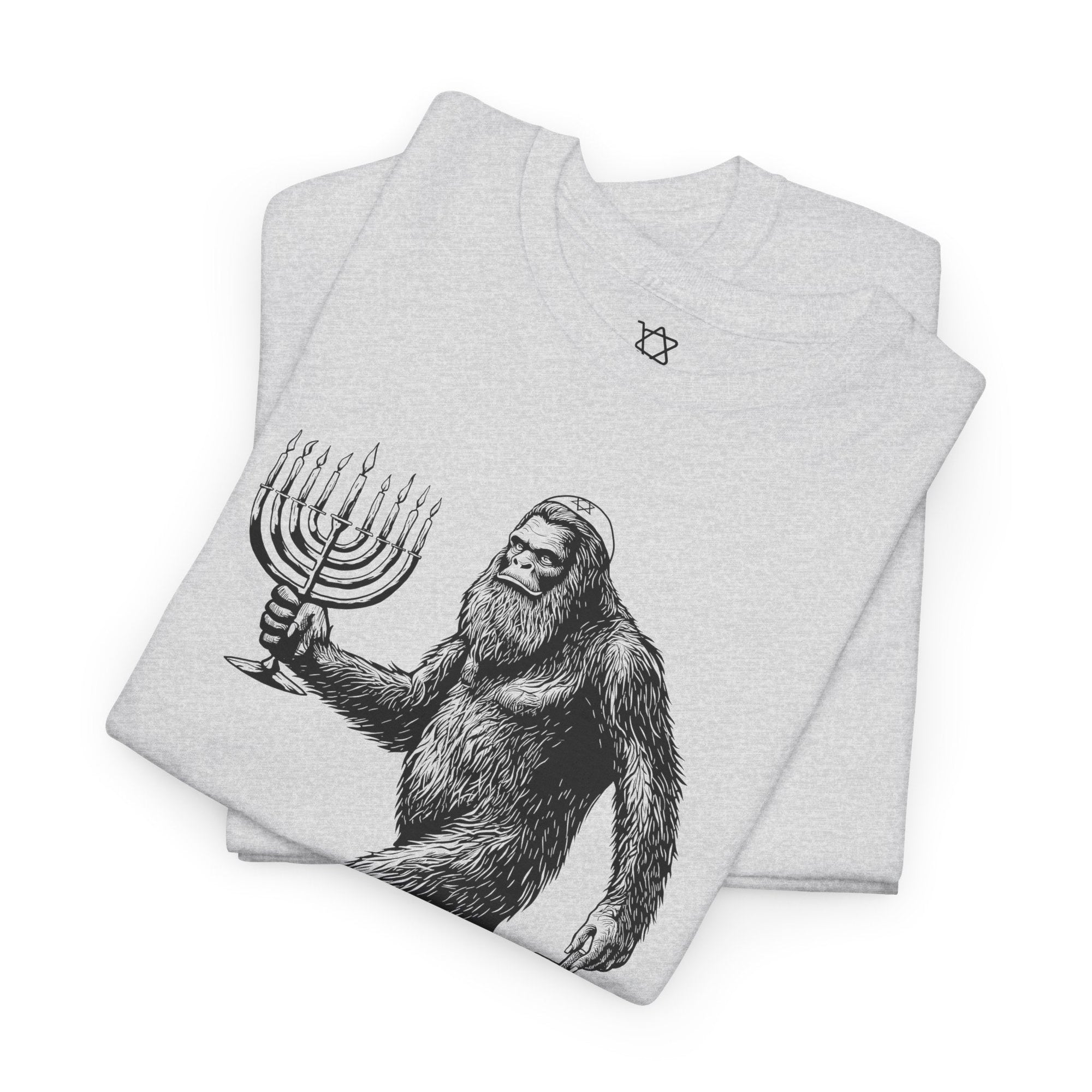 Bigfoot Yeti Hanukkah T-Shirt - Shop Israel
