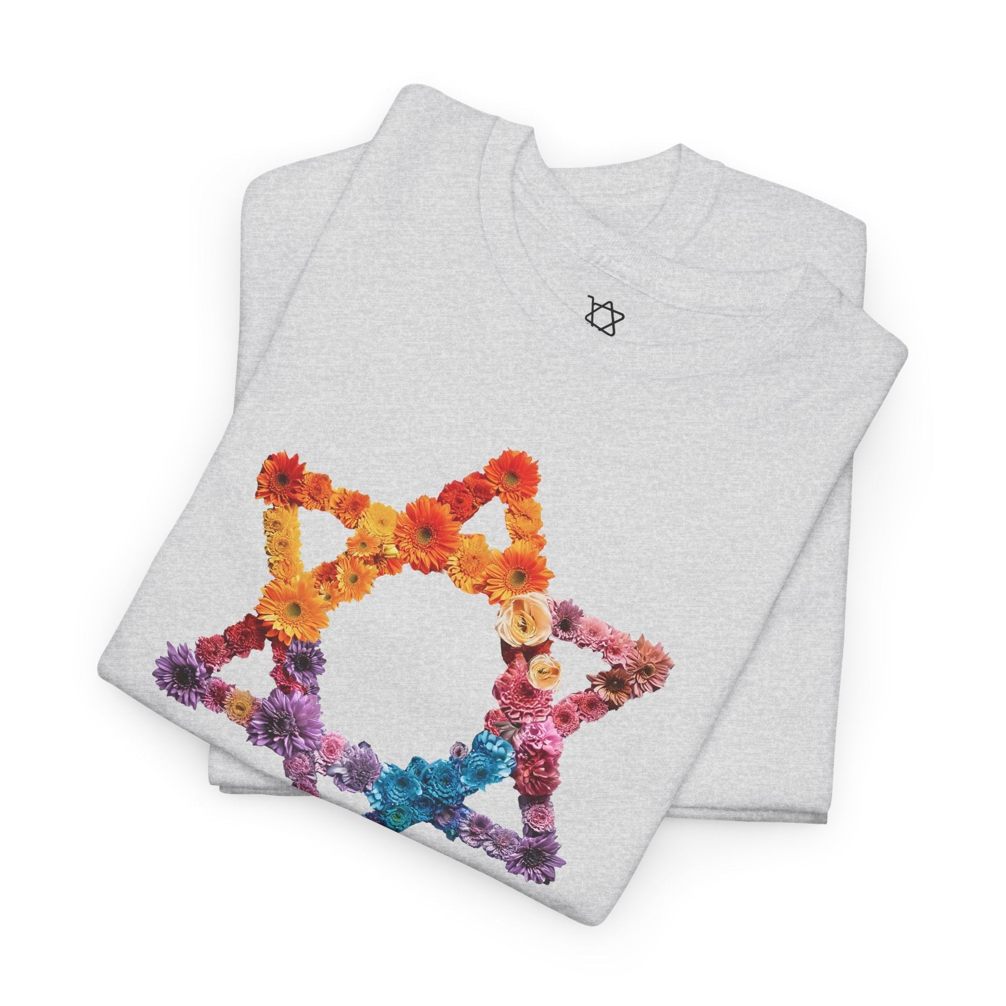 Blooming Star of David T-Shirt - Shop Israel