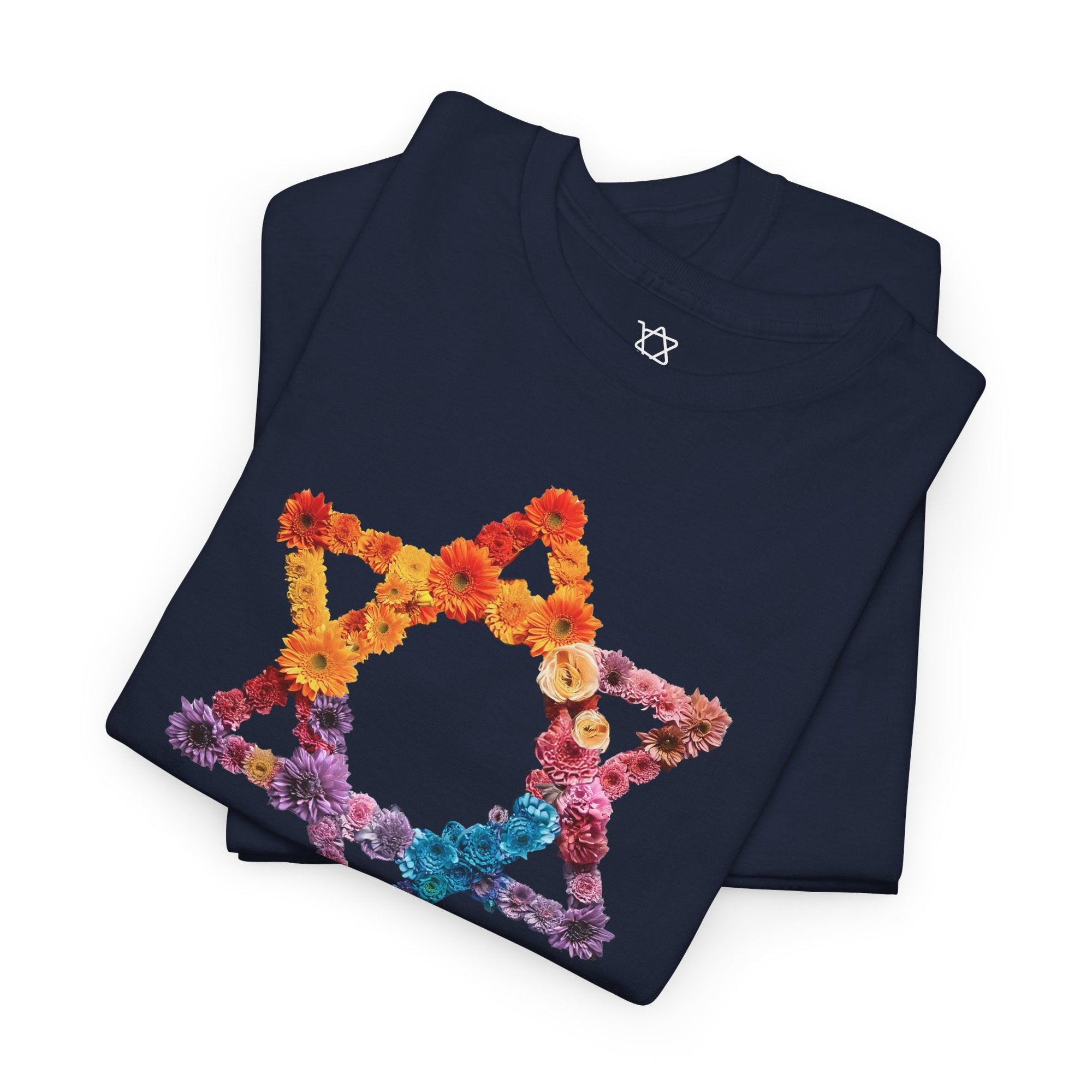 Blooming Star of David T-Shirt - Shop Israel
