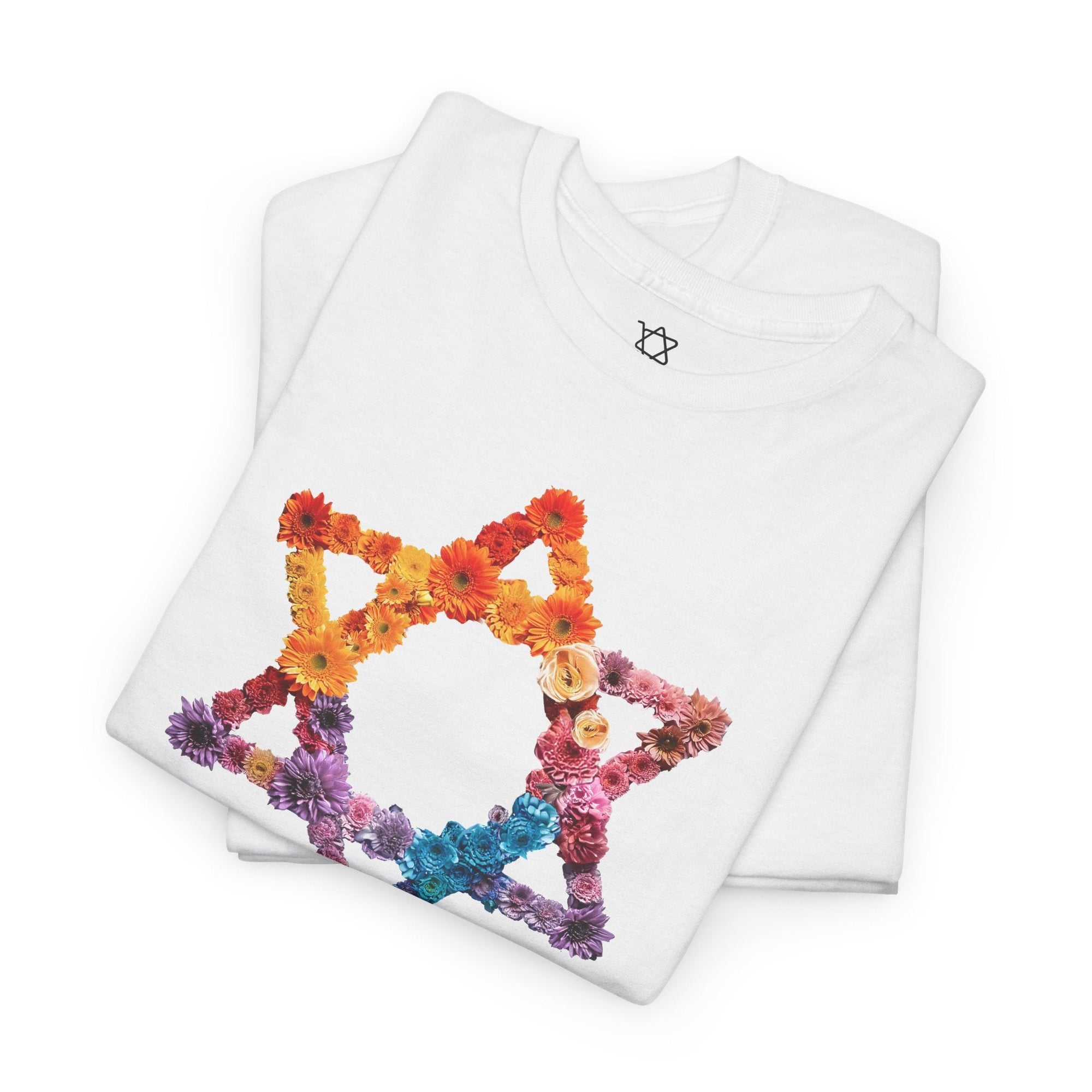 Blooming Star of David T-Shirt - Shop Israel