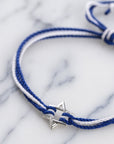Blue String Star of David Bracelet - Shop Israel