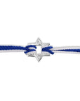Blue String Star of David Bracelet - Shop Israel