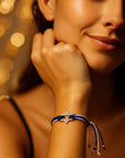 Blue String Star of David Bracelet - Shop Israel