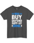 Buy Defend Support Israel T-Shirt - Shop Israel
