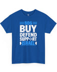 Buy Defend Support Israel T-Shirt - Shop Israel