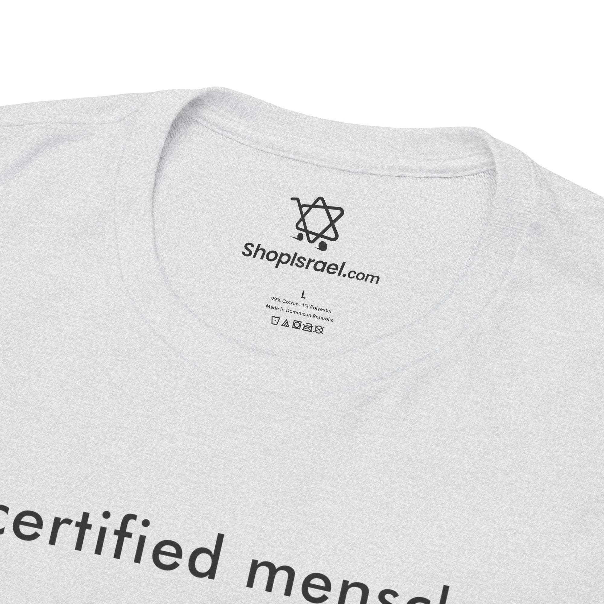 Certified Mensch T-Shirt - Shop Israel