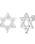 Classic Star of David Stud Earrings - Shop Israel