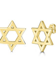 Classic Star of David Stud Earrings - Shop Israel