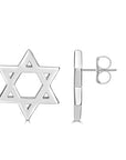 Classic Star of David Stud Earrings - Shop Israel