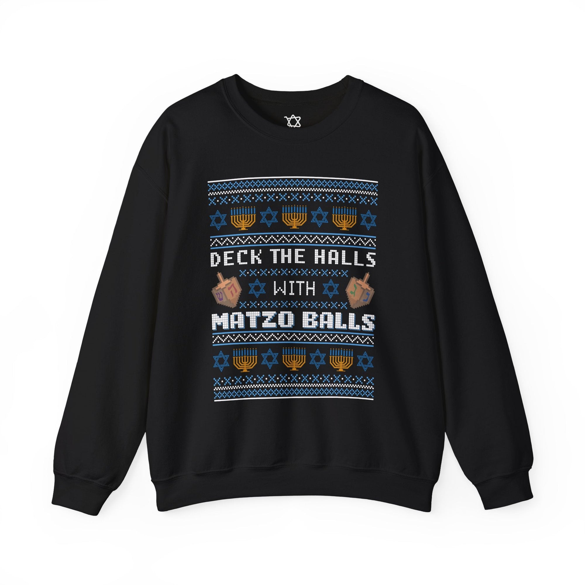 Deck the Halls Ugly Hanukkah Sweater - Shop Israel