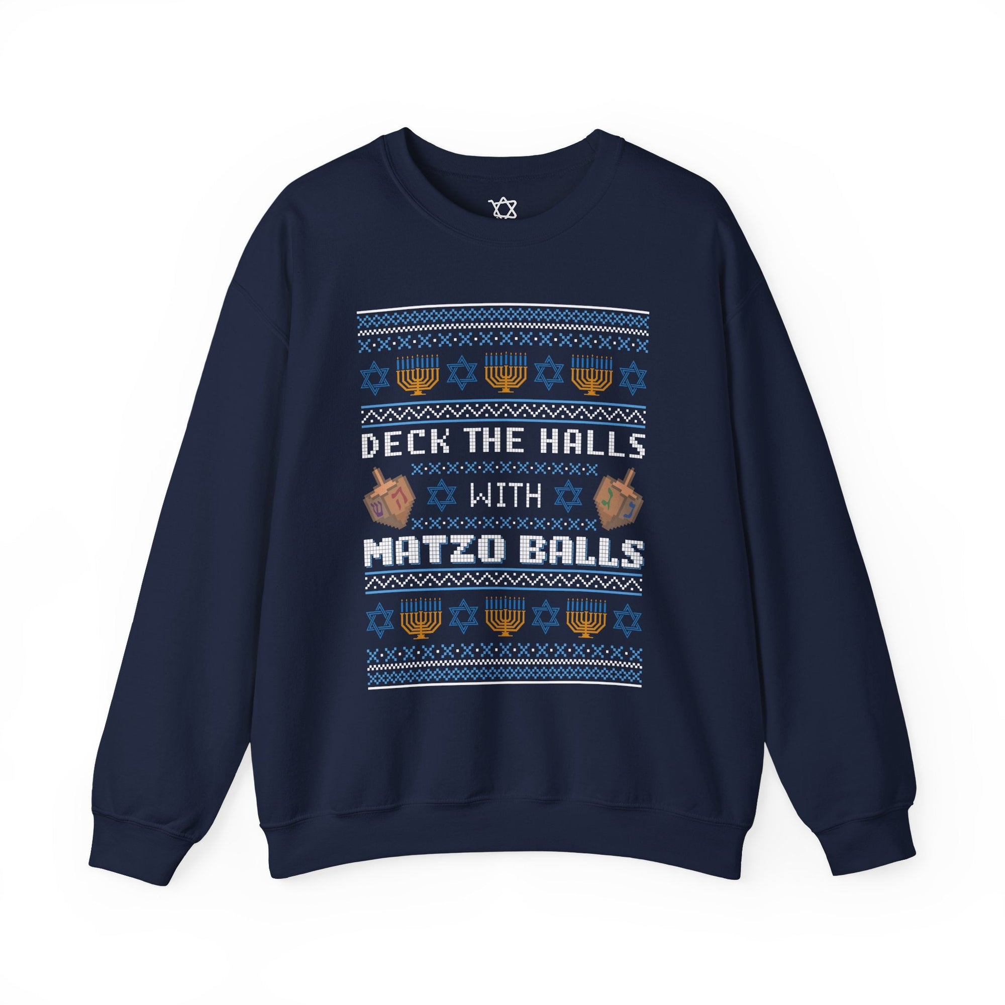 Deck the Halls Ugly Hanukkah Sweater - Shop Israel