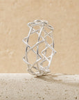 Eternal Star of David Ring, editorial close-up