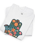 Flower Hamsa T-Shirt - Shop Israel