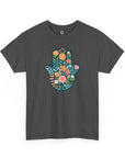 Flower Hamsa T-Shirt - Shop Israel
