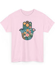 Flower Hamsa T-Shirt - Shop Israel