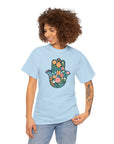 Flower Hamsa T-Shirt - Shop Israel