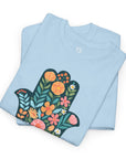 Flower Hamsa T-Shirt - Shop Israel