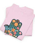 Flower Hamsa T-Shirt - Shop Israel