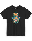 Flower Hamsa T-Shirt - Shop Israel