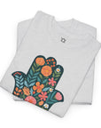 Flower Hamsa T-Shirt - Shop Israel