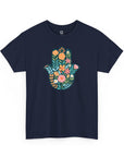 Flower Hamsa T-Shirt - Shop Israel