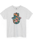 Flower Hamsa T-Shirt - Shop Israel