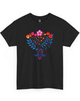 Flower Menorah T-Shirt - Shop Israel