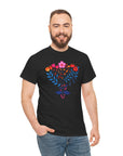Flower Menorah T-Shirt - Shop Israel