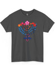 Flower Menorah T-Shirt - Shop Israel