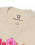 Flower Menorah T-Shirt - Shop Israel