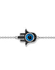 Hamsa Protective Eye Charm Bracelet - Shop Israel