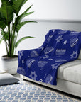 Hanukkah Menorah Sherpa Blanket - Shop Israel