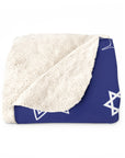 Hanukkah Menorah Sherpa Blanket - Shop Israel