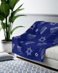 Hanukkah Menorah Sherpa Blanket - Shop Israel