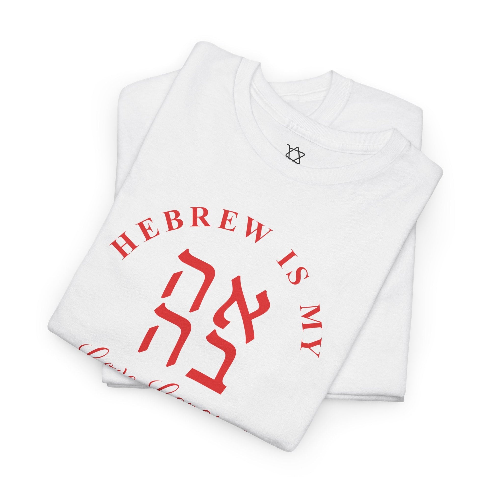 Hebrew Is My Love Language T-Shirt - Shop Israel