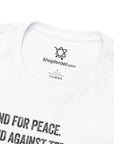 I Stand For Peace T-Shirt - Shop Israel